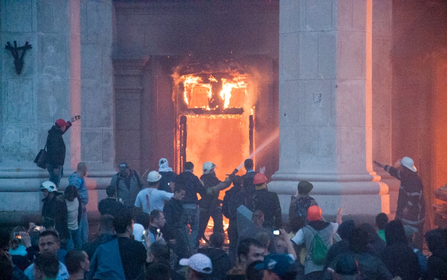 How Neo-Nazi Thugs Supported by Kiev Regime Killed Odessa Inhabitants.